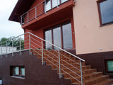 Railing AISI304, BR STAIRS AISI304, D42,4/4xd12/H9