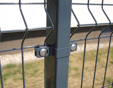 Middle clamp 60x40 ZnPVC RAL7016