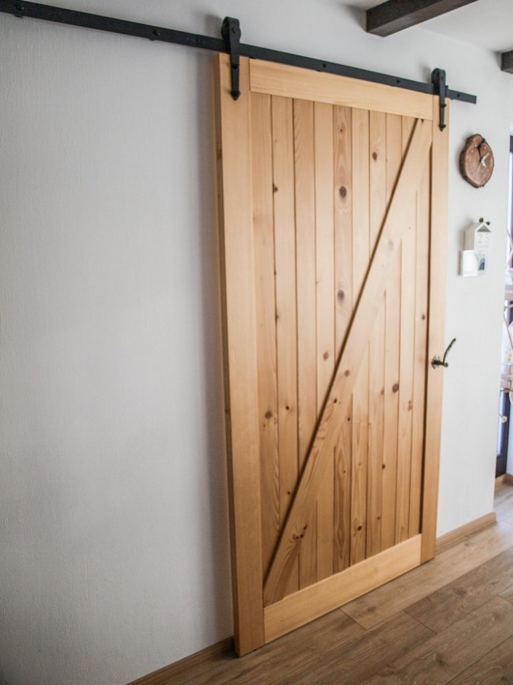 sliding barn door hardware - "Gladio"