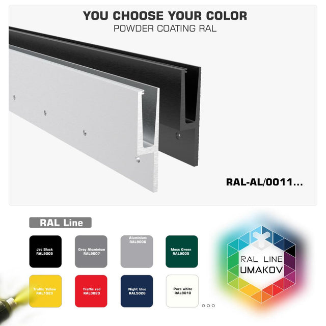 Surface treatment with powder coating.