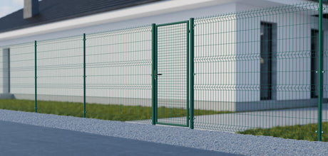 Bránka 1kr. ROUND ZnPVC 1000x2000mm, D75mm, zelena