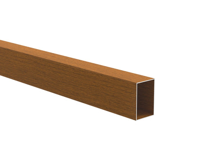 Aluminium fence filler 40x60x1 - 6000mm GOLDEN OAK W03