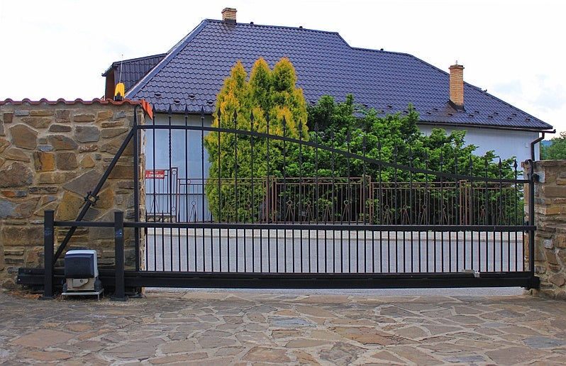 Guiding track Fe, 70x70x4mm, for cantilever gate