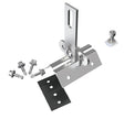 Adjustable metal roof hook