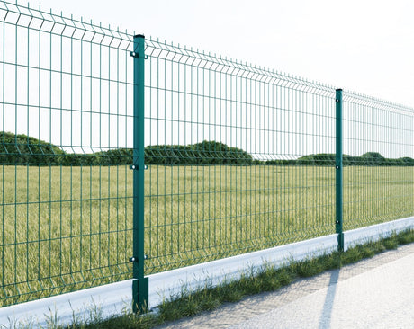 Poteau galvanisé 60x40mm avec capuchon PVC, 1800mm - Vert RAL 6005