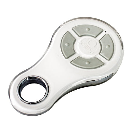 KEY 4-canal remote control, white, rolling code