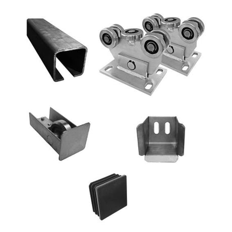 Cantilever sliding gate set up to 4m Fe, 60x60mm