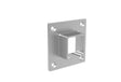 Handrail bracket - glass clamp - flange