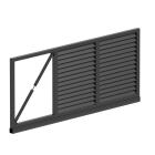Selbsttragende Tore aus Aluminium