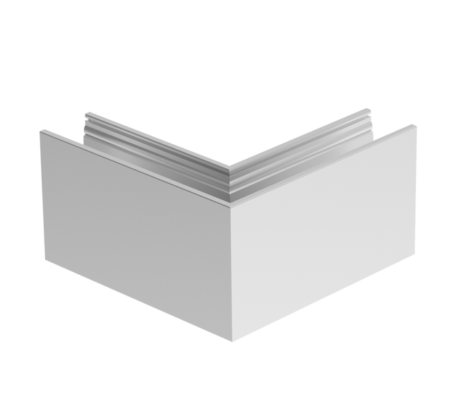 AL. profile, top mount  90° IN corner AL/ELOX/Sati