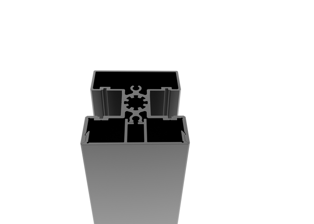 Aluminum fence post 50x60-925mm R7016