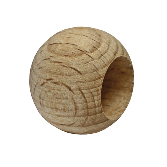 End cap, non-lacquered BUK(BEECH)