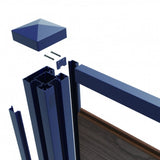 WPC Fence Board Gray 258x20x1830mm