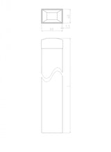 Jokel column ZnPVC RAL 6005 40x60x1600mm