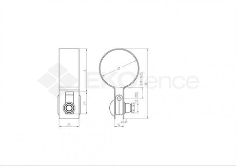 Objímka koncová na stĺpik ZnPVC D48mm zelená