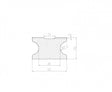Pełny profil WPC 40x25x4000mm antracyt
