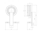 sliding barn door hardware - "Ringo"