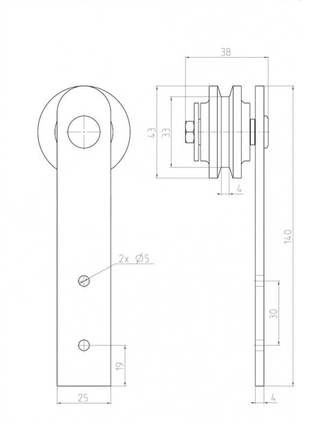 Schiebetürsystem mini "Hegon"