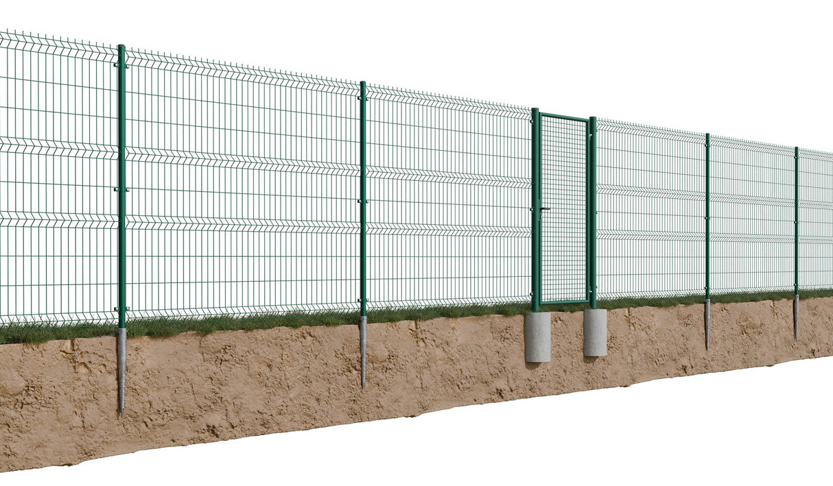 Ground screw 68x1,5x800mm, 3xM8